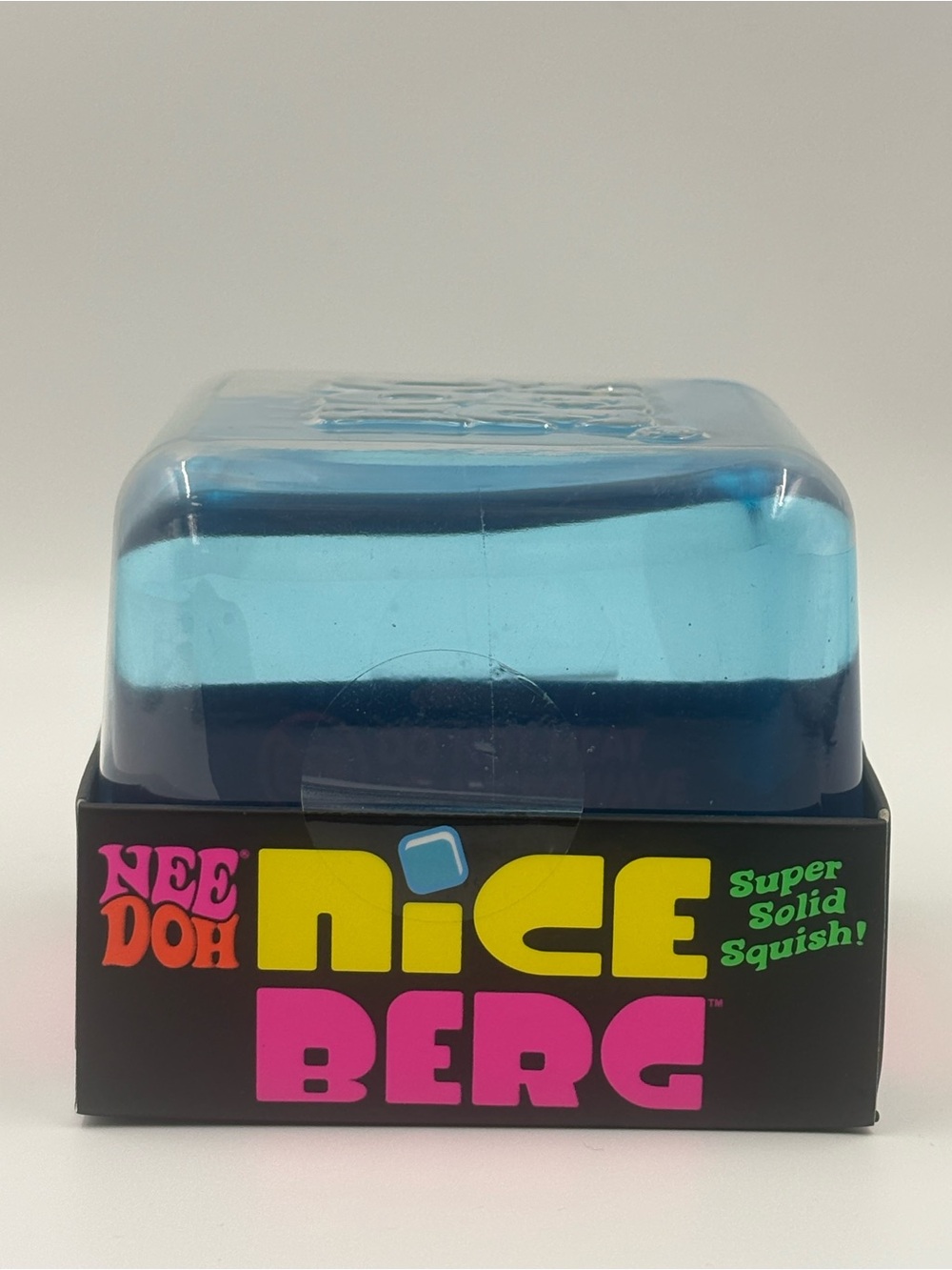 Nice Berg Blue Squish Toy by Nee Doh - Super Solid Sensory Play